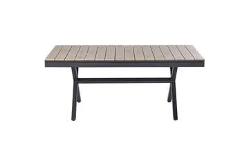 Trädgårdsbord Beliani Fanes Ljus trä/grå Light wood||Grey - Puutarhakalusteet - Terassipöydät - Ruokapöytä terassille
