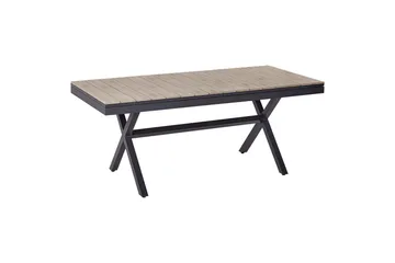 Trädgårdsbord Beliani Fanes Ljus trä/grå Light wood||Grey - Puutarhakalusteet - Terassipöydät - Ruokapöytä terassille