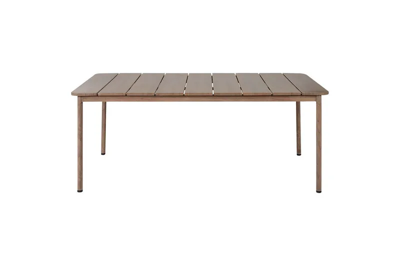 Trädgårdsbord Beliani Flavia Dark wood - Puutarhakalusteet - Terassipöydät - Ruokapöytä terassille
