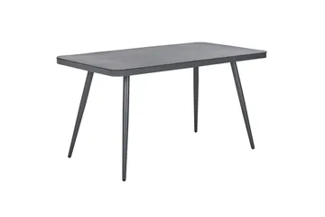 Trädgårdsbord Beliani Lipari Grey - Puutarhakalusteet - Terassipöydät - Ruokapöytä terassille