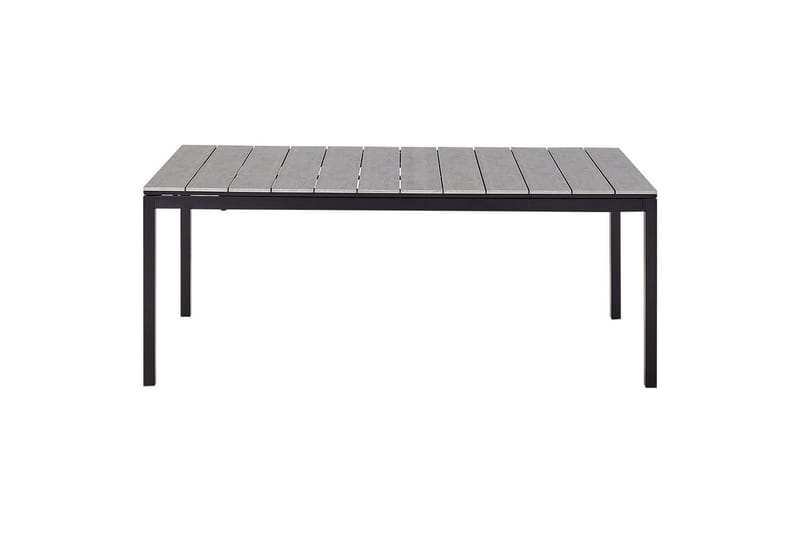 Trädgårdsbord Beliani Tofane Grå/svart Grey||Black - Puutarhakalusteet - Terassipöydät - Ruokapöytä terassille