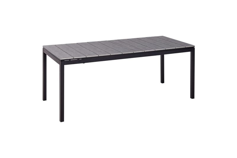 Trädgårdsbord Beliani Tofane Grå/svart Grey||Black - Puutarhakalusteet - Terassipöydät - Ruokapöytä terassille