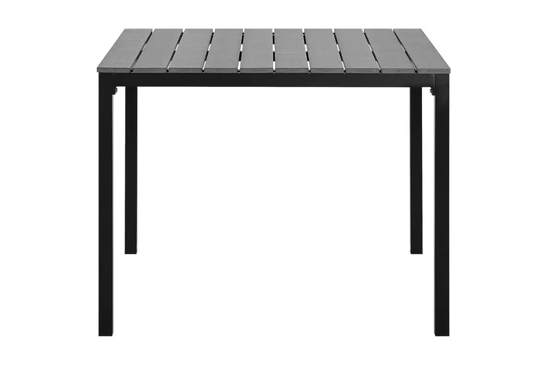 Trädgårdsbord Beliani Prato Grey||Black - Puutarhakalusteet - Terassipöydät - Ruokapöytä terassille