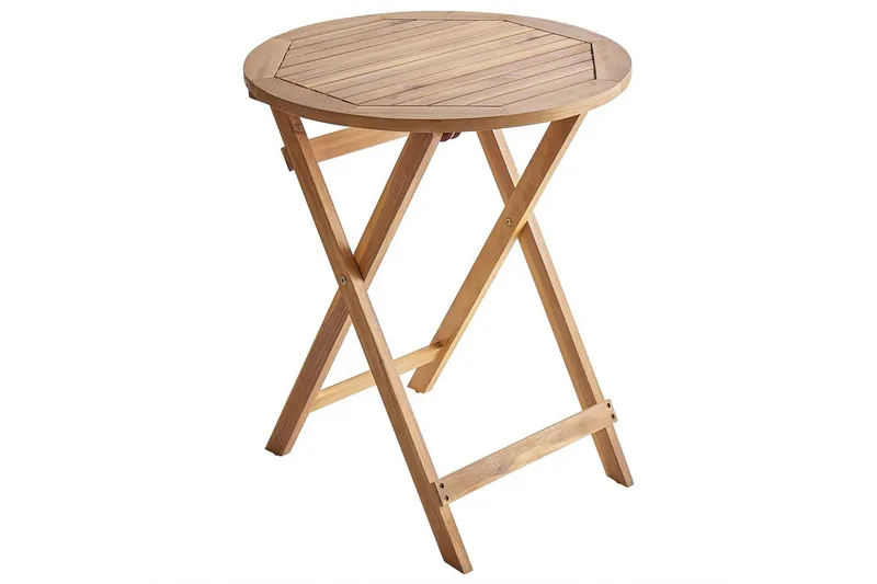Trädgårdsbord Beliani Prossedi Rund Light wood, undefined