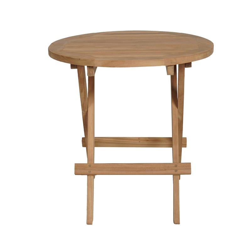 Tropea Ulkosivupöytä Taitettava Ø50 cm - Puu - Puutarhakalusteet - Terassipöydät - Sivupöydät ulos