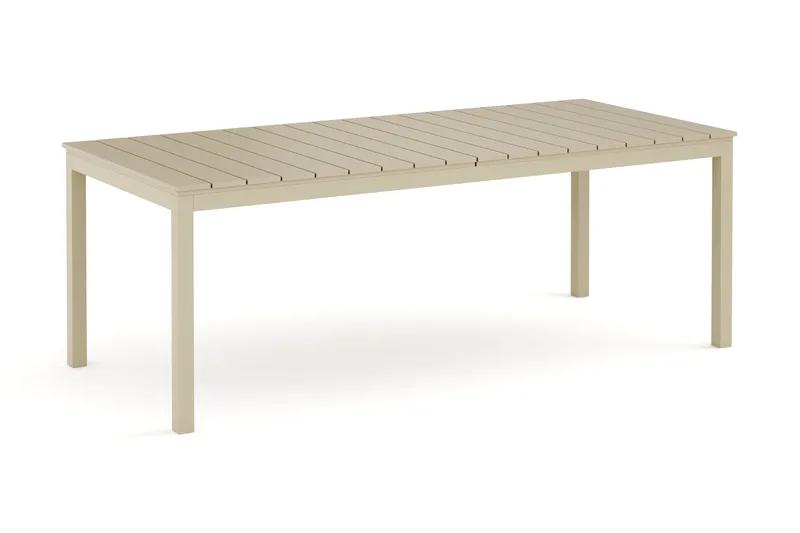 Tunis Jatkettava Ulkoruokapöytä 205/305x90 cm Suorakulmainen, Beige