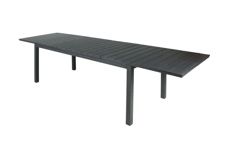 Tunis Jatkettava Ulkoruokapöytä 205/305x90 cm Suorakulmainen - Musta - Puutarhakalusteet - Terassipöydät - Ruokapöytä terassille