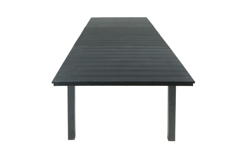 Tunis Jatkettava Ulkoruokapöytä 205/305x90 cm Suorakulmainen - Musta - Puutarhakalusteet - Terassipöydät - Ruokapöytä terassille