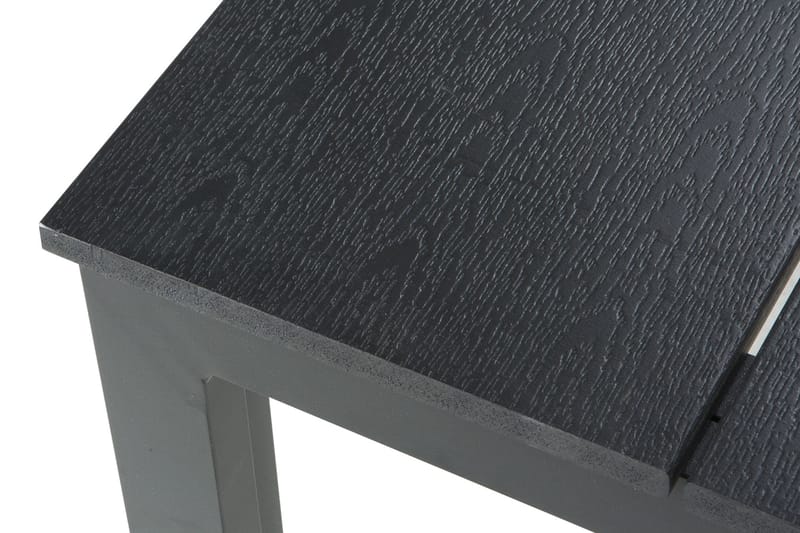 Tunis Ulkoruokapöytä 140x90 cm Suorakulmainen - Musta - Puutarhakalusteet - Terassipöydät - Ruokapöytä terassille