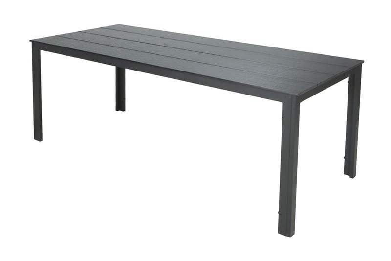 Tunis Ulkoruokapöytä 140x90 cm Suorakulmainen - Musta - Puutarhakalusteet - Terassipöydät - Ruokapöytä terassille