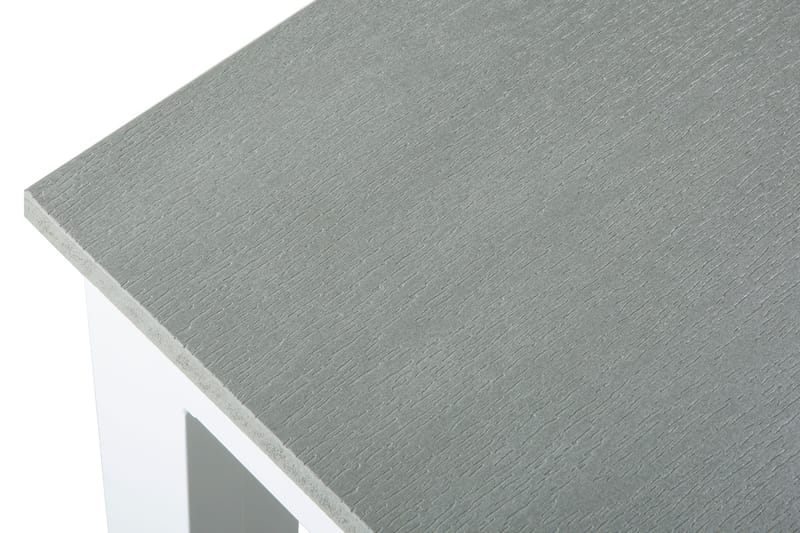 Tunis Ulkoruokapöytä 205x90 cm Suorakulmainen - Valkoinen/Harmaa - Puutarhakalusteet - Terassipöydät - Ruokapöytä terassille