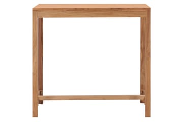Ulkobaaripöytä 110x60x105 cm täysi tiikki - Puutarhakalusteet - Terassipöydät - Ruokapöytä terassille