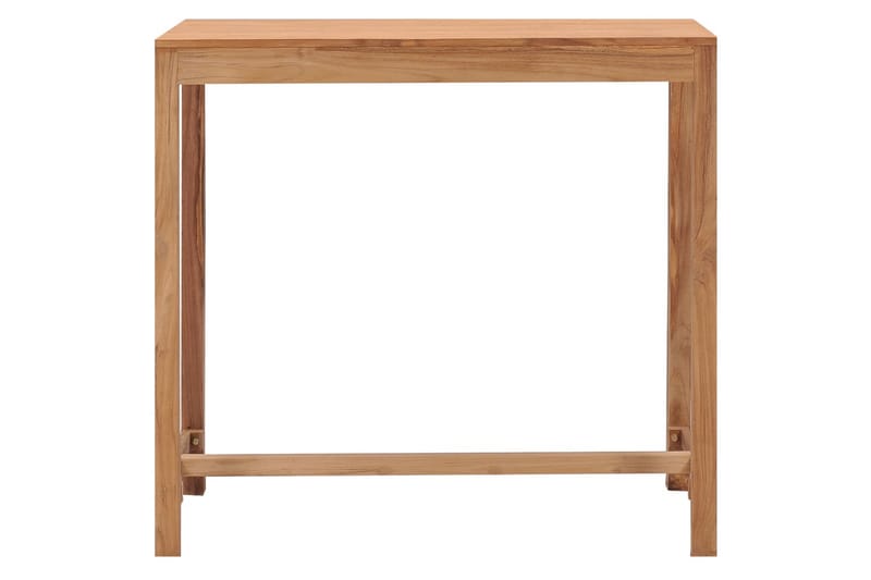 Ulkobaaripöytä 110x60x105 cm täysi tiikki - Puutarhakalusteet - Terassipöydät - Ruokapöytä terassille