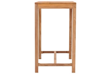 Ulkobaaripöytä 110x60x105 cm täysi tiikki - Puutarhakalusteet - Terassipöydät - Ruokapöytä terassille