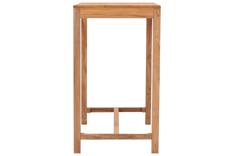 Ulkobaaripöytä 110x60x105 cm täysi tiikki - Puutarhakalusteet - Terassipöydät - Ruokapöytä terassille