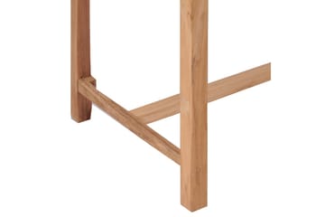 Ulkobaaripöytä 110x60x105 cm täysi tiikki - Puutarhakalusteet - Terassipöydät - Ruokapöytä terassille