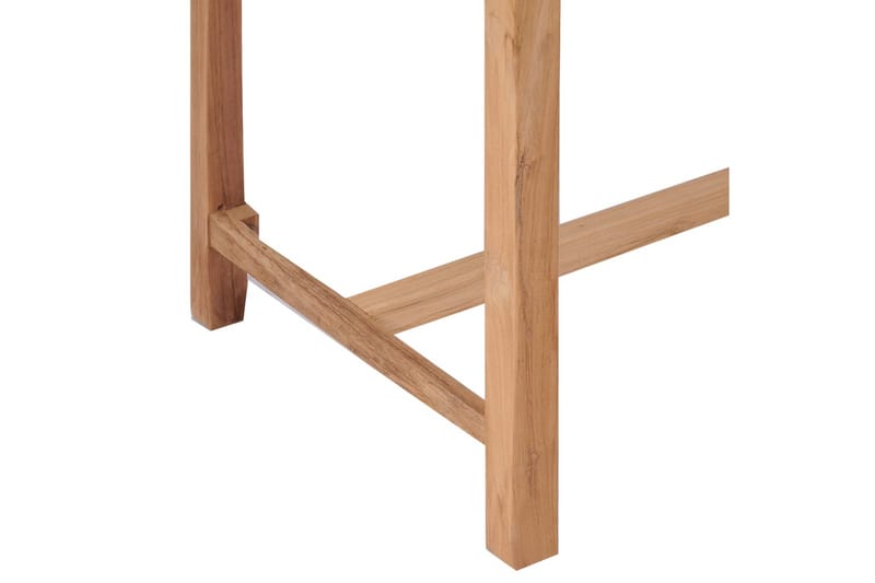 Ulkobaaripöytä 110x60x105 cm täysi tiikki - Puutarhakalusteet - Terassipöydät - Ruokapöytä terassille