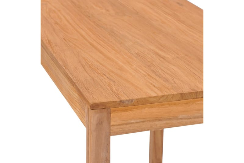 Ulkobaaripöytä 110x60x105 cm täysi tiikki - Puutarhakalusteet - Terassipöydät - Ruokapöytä terassille