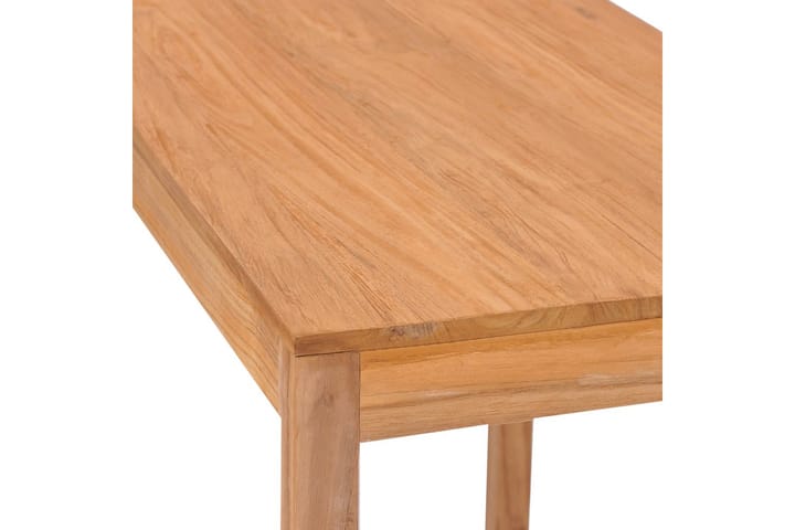 Ulkobaaripöytä 110x60x105 cm täysi tiikki - Ruokapöytä terassille