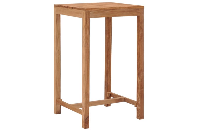 Ulkobaaripöytä 60x60x105 cm täysi tiikki - Puutarhakalusteet - Terassipöydät - Ruokapöytä terassille