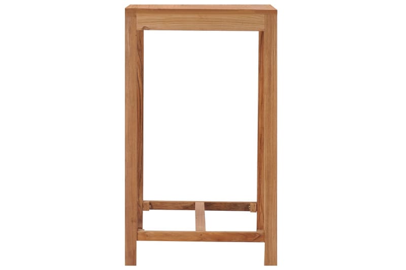 Ulkobaaripöytä 60x60x105 cm täysi tiikki - Puutarhakalusteet - Terassipöydät - Ruokapöytä terassille