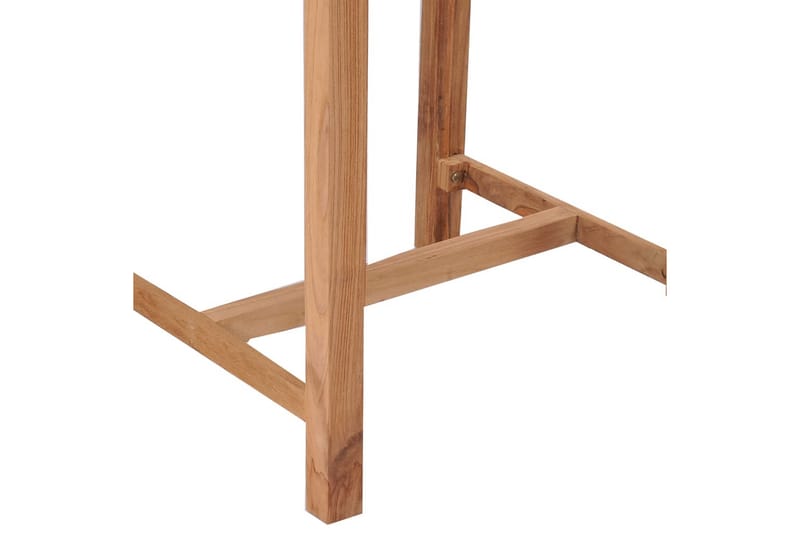 Ulkobaaripöytä 60x60x105 cm täysi tiikki - Puutarhakalusteet - Terassipöydät - Ruokapöytä terassille