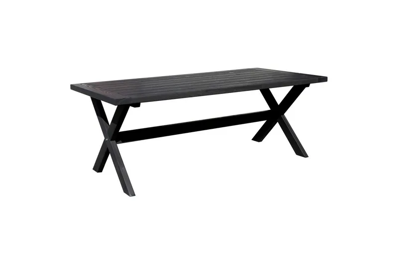 Ulkopöytä Oxford 220 Musta, Musta