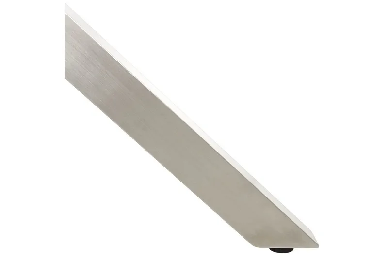 Ympäri pöydän Maletto - Hopea, Läpinäkyvä, Hopea, läpinäkyvä - Puutarhakalusteet - Terassipöydät - Ruokapöytä terassille