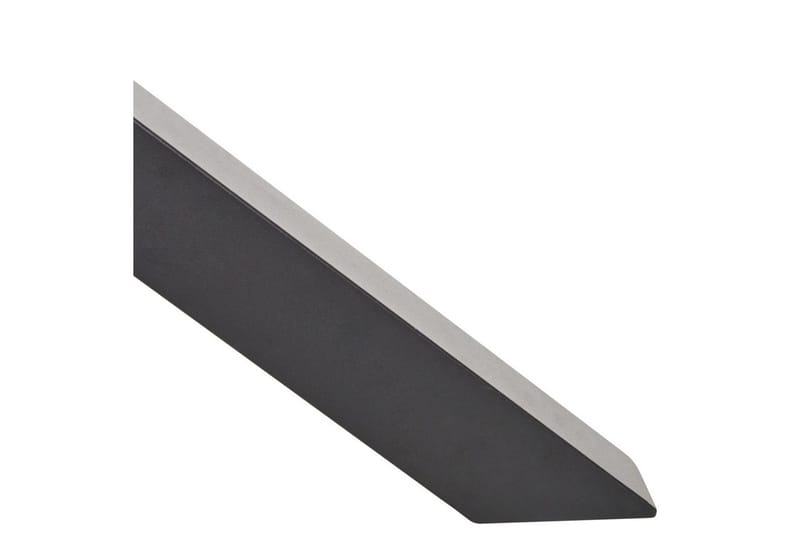 Ympäri pöydän Maletto - Musta, läpinäkyvä - Puutarhakalusteet - Terassipöydät - Ruokapöytä terassille