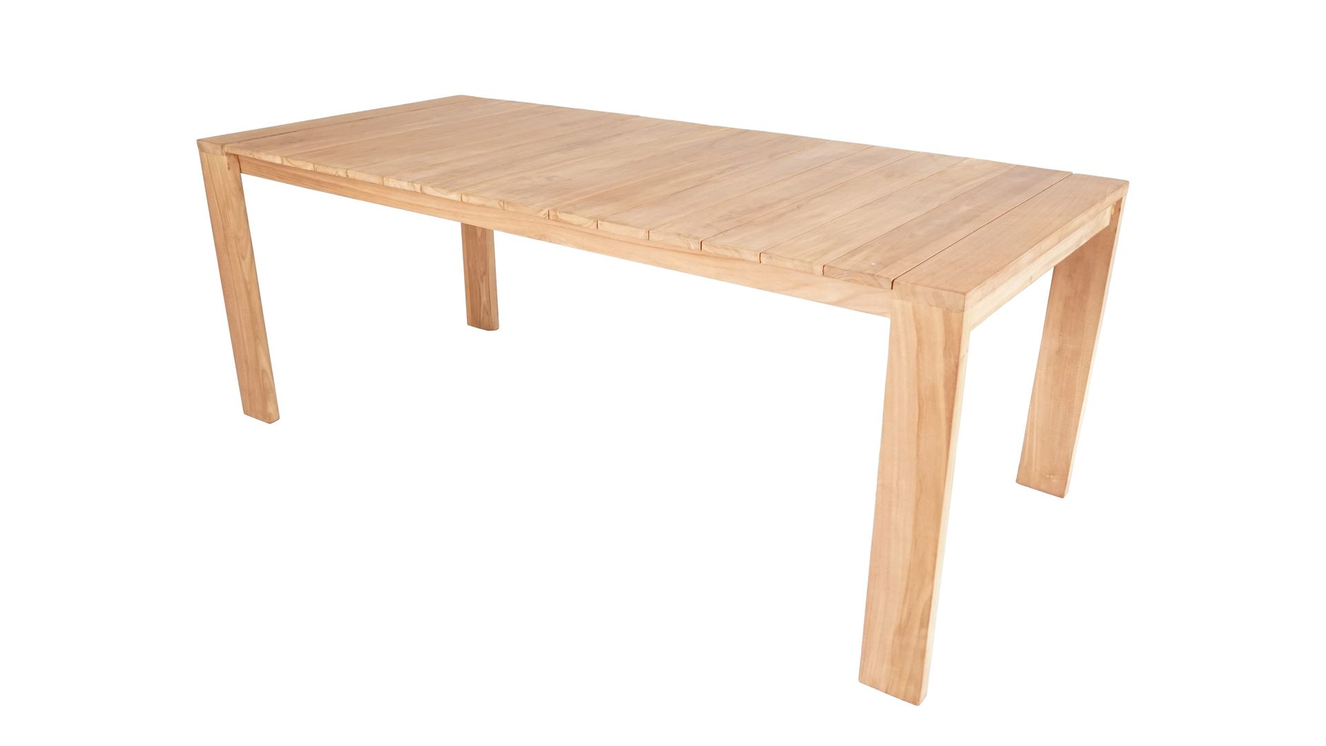 Palu Ulkoruokapöytä 210×90 cm - Luonnonväri