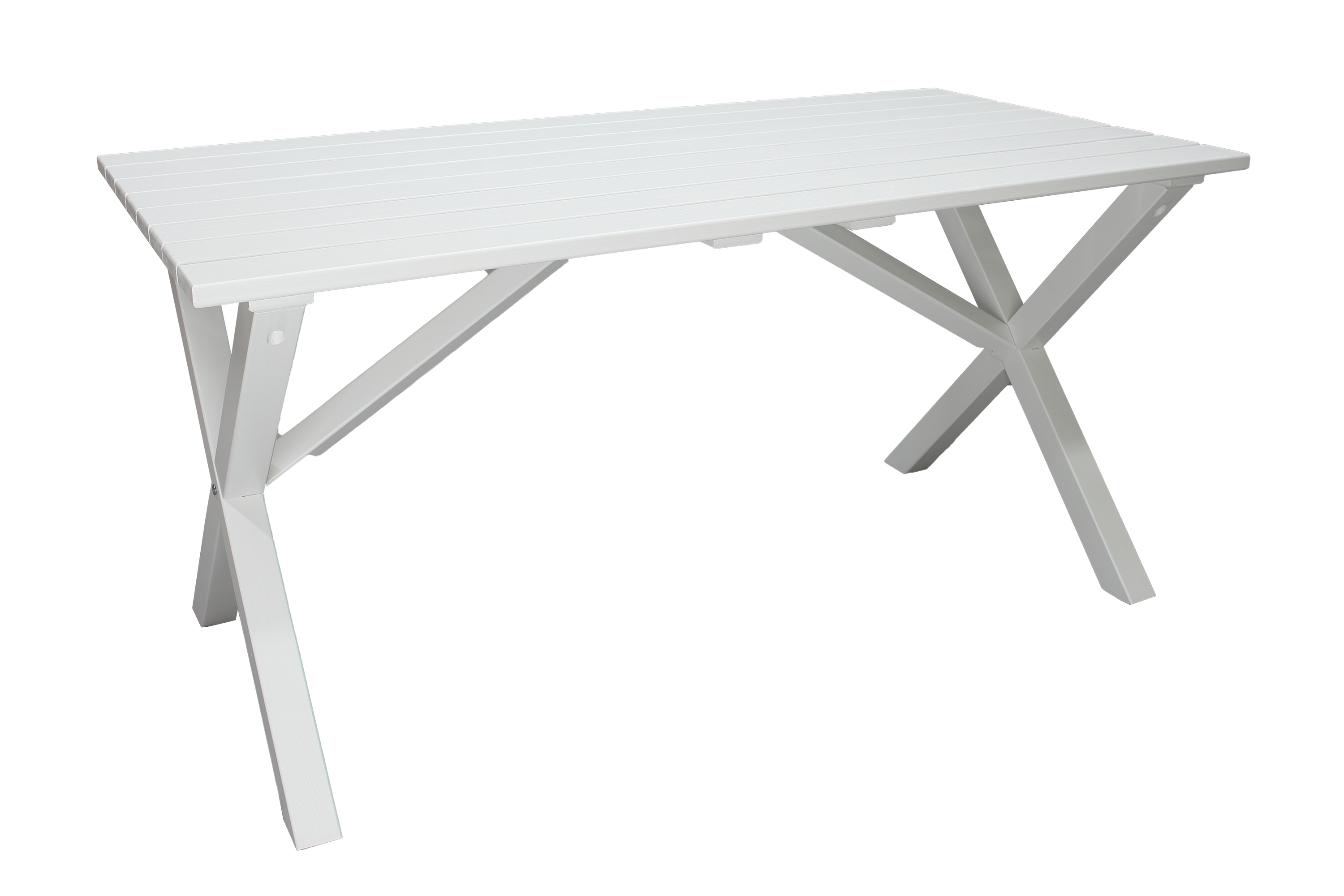 Ruokapöytä Scottsdale 150 cm Valkoinen -