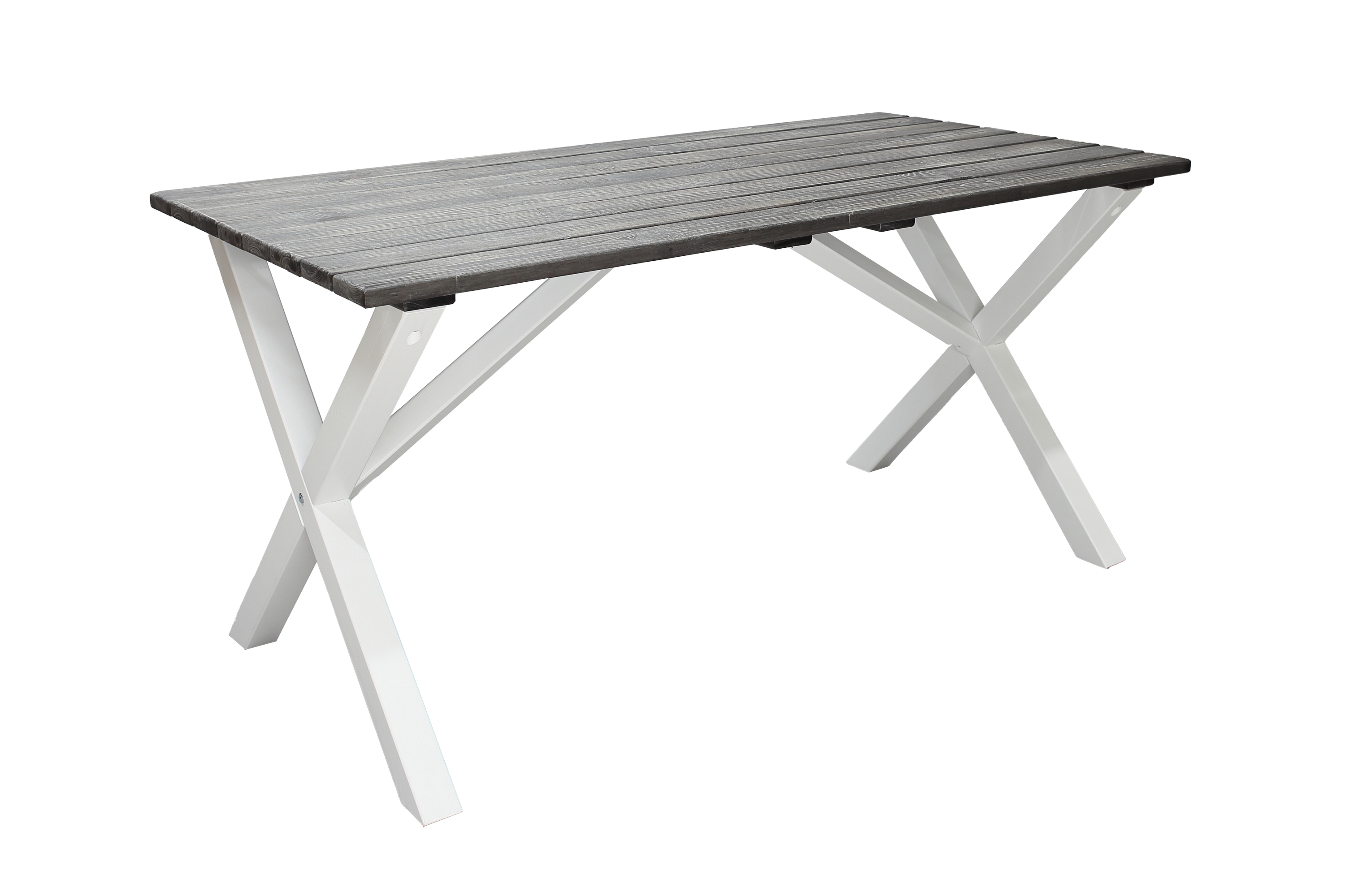 Ruokapöytä Scottsdale 150 cm Harmaa/Valkoinen - KWA