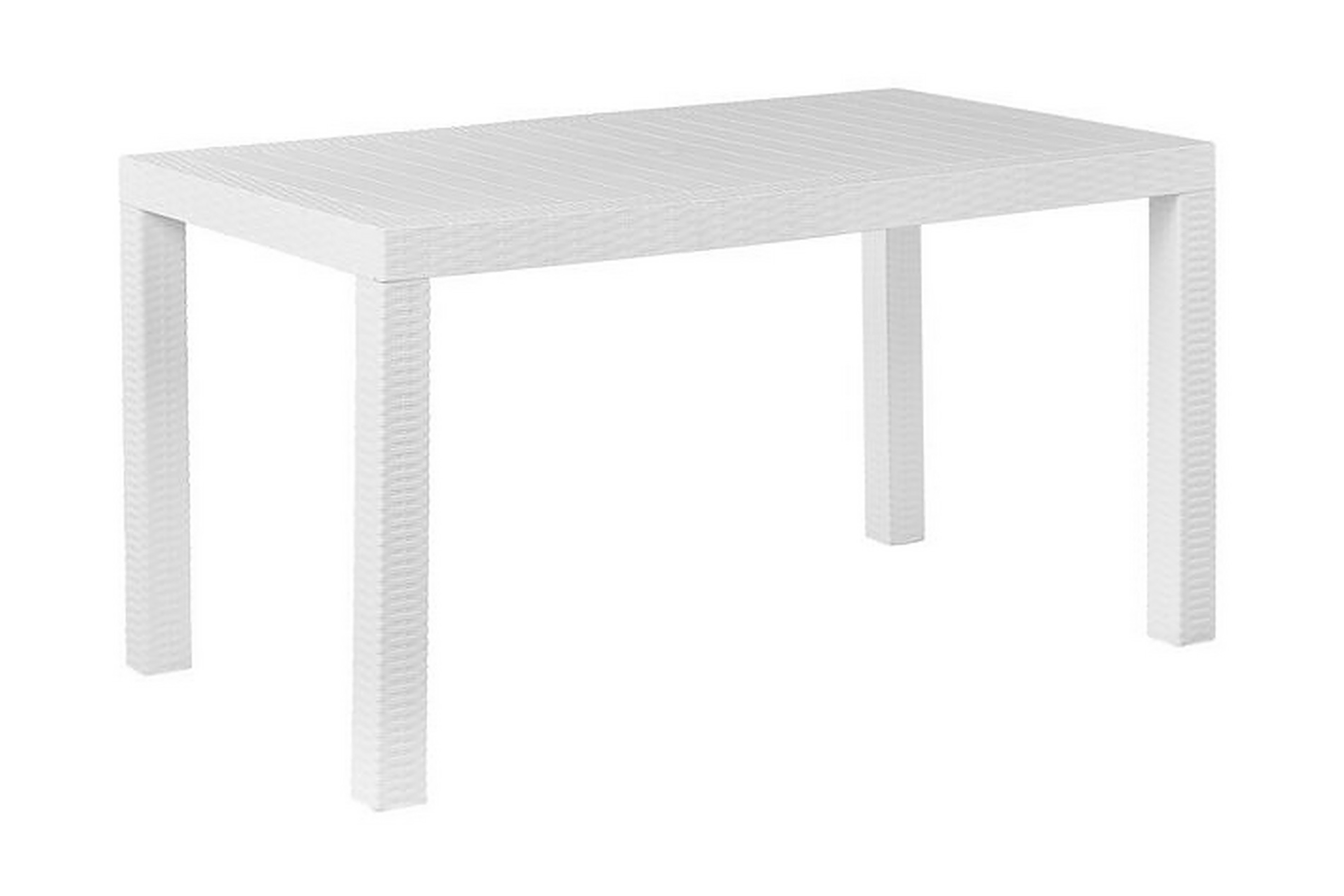 Ruokapöytä Valkoinen 140 x 80 cm FOSSANO - Valkoinen