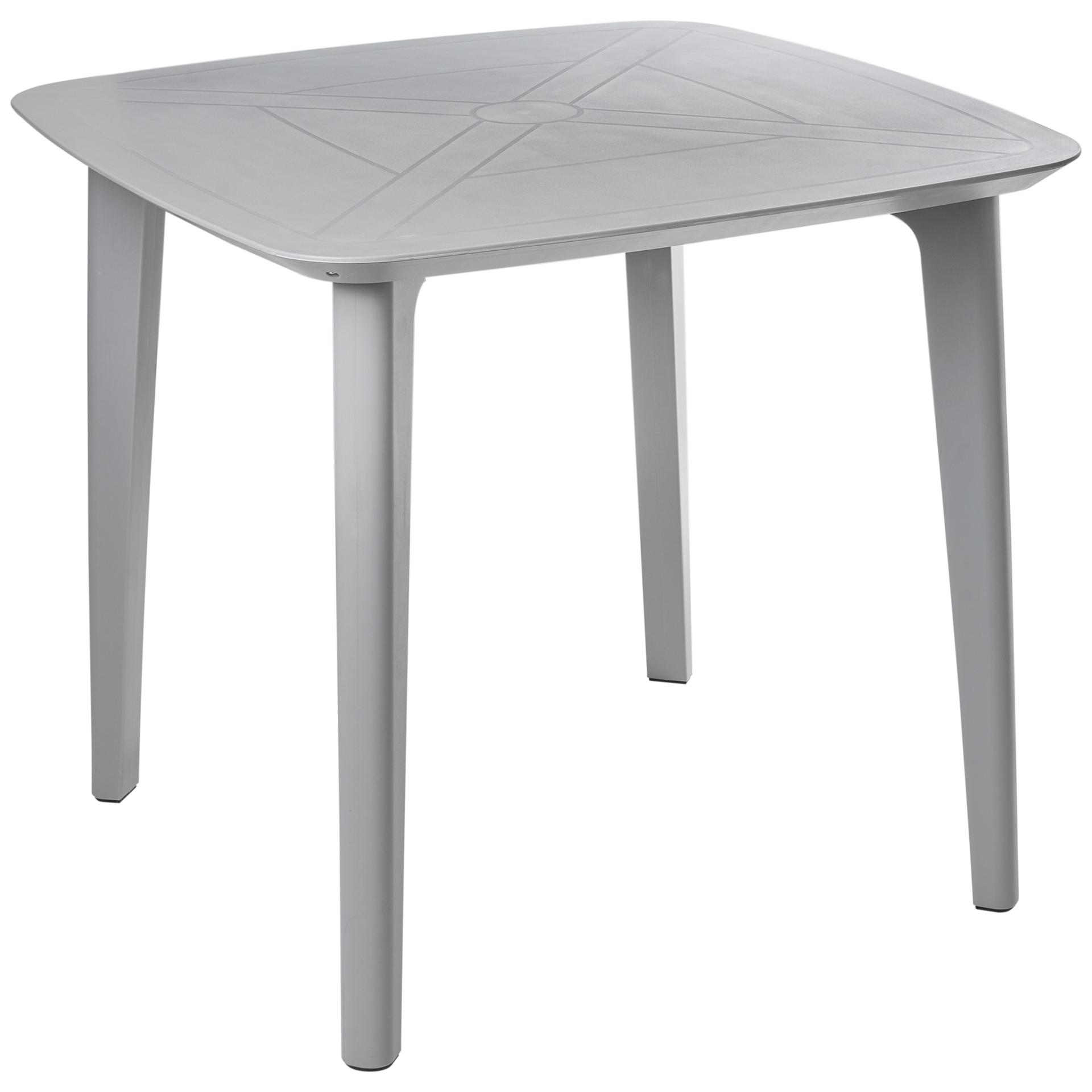 Ruokapöytä ulos Sorico 86 cm 86 cm - Harmaa