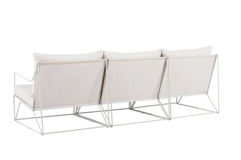 Usteryd 3 istuttava lounge-sohva - Beige - Puutarhakalusteet - Terassiryhmät - Terassisohvat