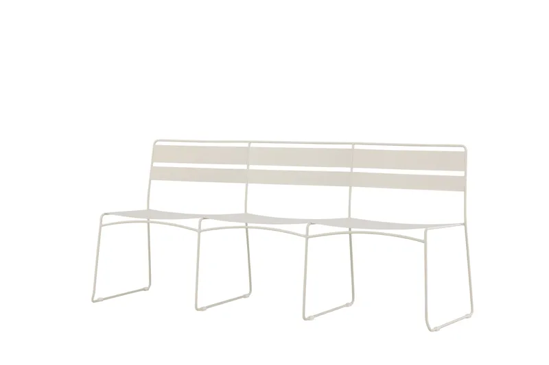 Ulkosohva Lina - Beige - Puutarhakalusteet - Ulkosohva & puutarhapenkki - Puutarhapenkki & ulkopenkki