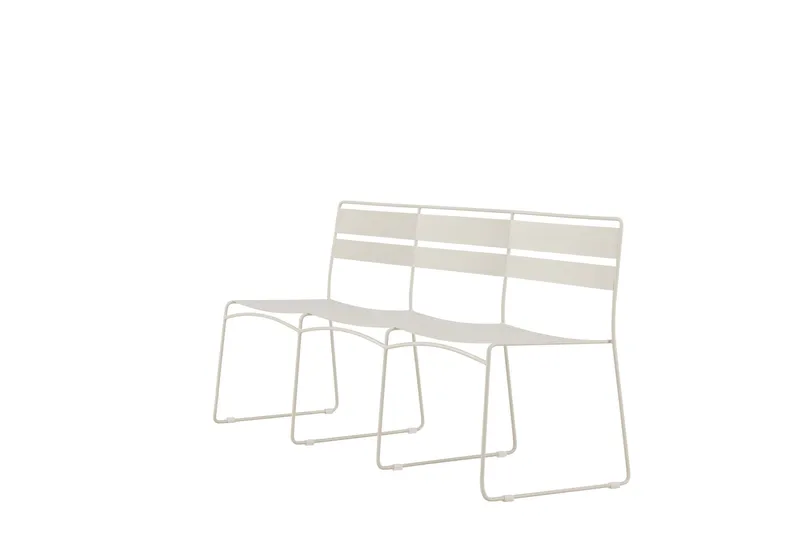 Ulkosohva Lina - Beige - Puutarhakalusteet - Ulkosohva & puutarhapenkki - Puutarhapenkki & ulkopenkki