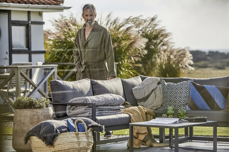 Ulkokäyttöön tarkoitettu oleskeluryhmä Hillerstorp Lundamo harmaa - Harmaa - Puutarhakalusteet - Terassiryhmät - Oleskeluryhmät