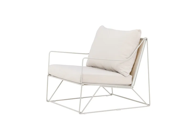 Usteryd 3 istuttava lounge-sohva - Beige - Puutarhakalusteet - Terassiryhmät - Terassisohvat