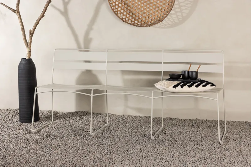 Ulkosohva Lina - Beige - Puutarhakalusteet - Ulkosohva & puutarhapenkki - Puutarhapenkki & ulkopenkki