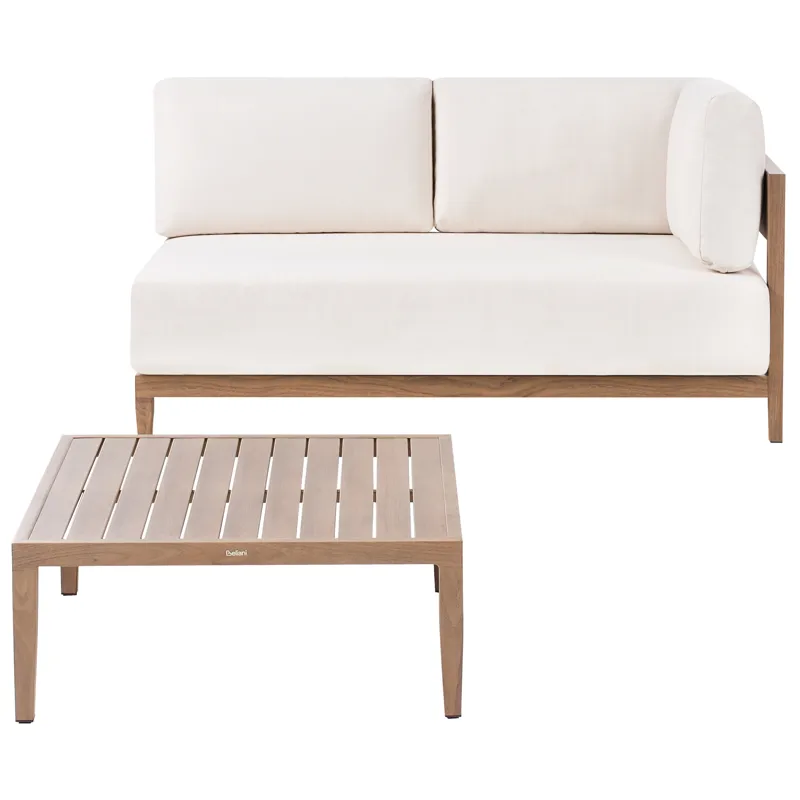 2-istuttava ulkoryhmä Sampieri, vaalea beige