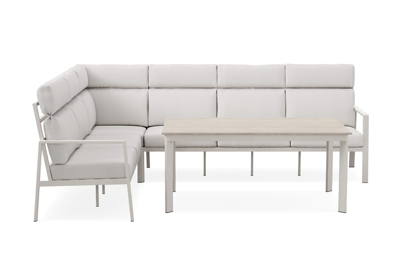 Ariany Kulmasohvaryhmä Ulkokäyttöön - Beige - Puutarhakalusteet - Terassiryhmät - Oleskeluryhmät