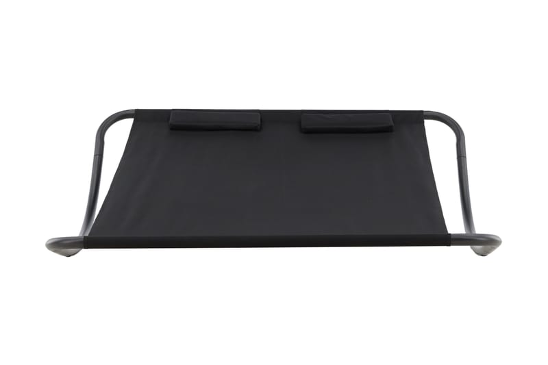 Aurinkosänky Gordo - Musta - Puutarhakalusteet - Puutarhatuoli - Aurinkosänky & aurinkovaunu