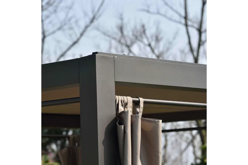 Aurinkovuode Morocco - Tummanruskea/Beige - Puutarhakalusteet - Terassiryhmät - Aurinkovuode