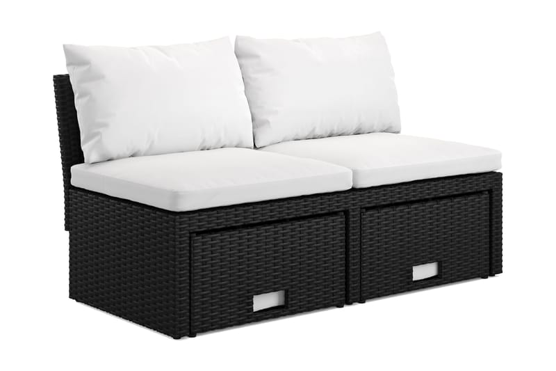 Bahamas Balkongsoffa med Pallar - Puutarhakalusteet - Terassiryhmät - Sohvaryhmät ulos