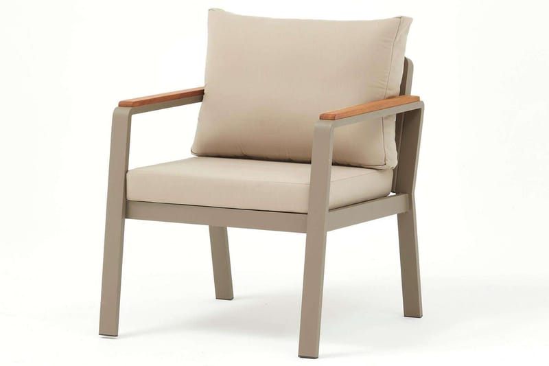 Estra Lounge-ryhmä ulkokäyttöön - Beige - Puutarhakalusteet - Terassiryhmät - Sohvaryhmät ulos