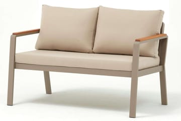 Estra Lounge-ryhmä ulkokäyttöön - Beige - Puutarhakalusteet - Terassiryhmät - Sohvaryhmät ulos