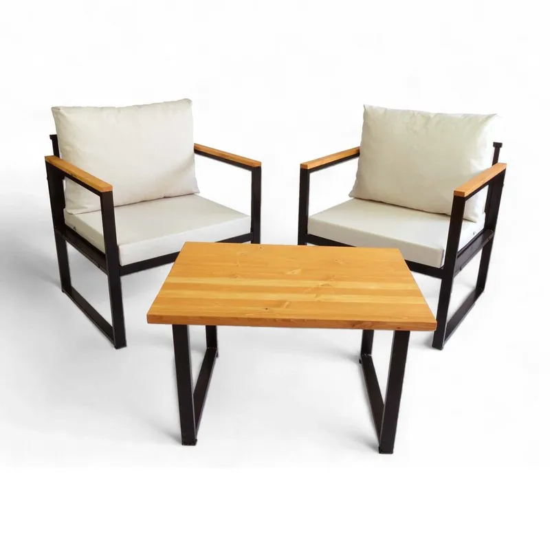 Feylan 2-istuttava Sohvaryhmä Ulkokäyttöön, Beige