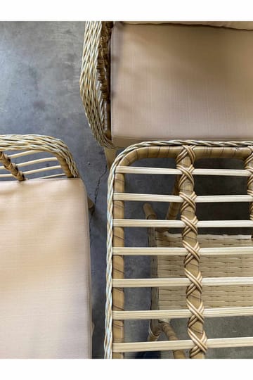 Garden Lounge Set Atelier Del Sofa Beige - Puutarhakalusteet - Terassiryhmät - Sohvaryhmät ulos