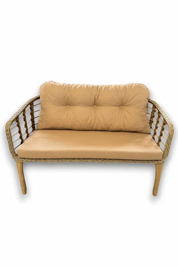 Garden Lounge Set Atelier Del Sofa Beige - Puutarhakalusteet - Terassiryhmät - Sohvaryhmät ulos
